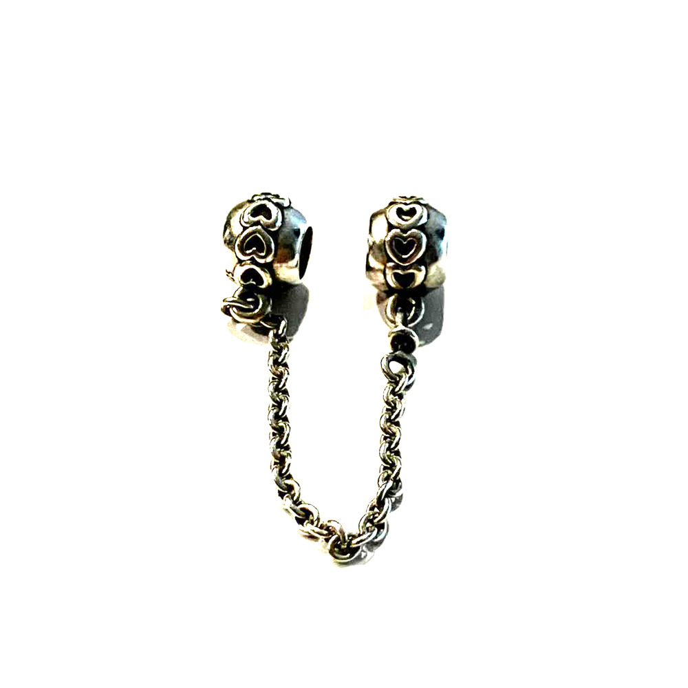 Pandora Band of Hearts Safety Chain Charm #791088-5